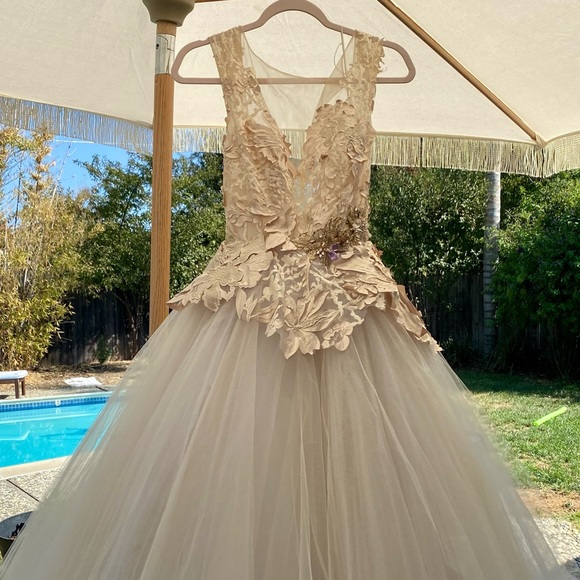 Lazaro Style 3750 Wedding Gown - Picture 2 of 14